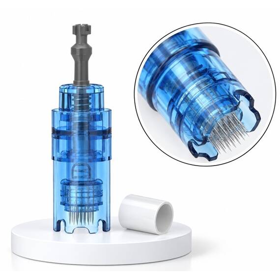 Dr.Pen - cartus cu 18 ace din otel inoxidabil si chip - compatibil cu dispozitivul M9 - - Roveli