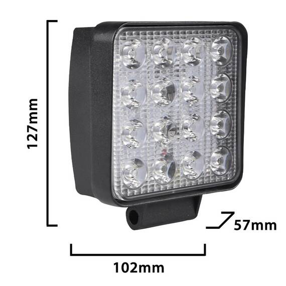 PROIECTOR LED 12/24V 27W 1800LM IP67 - 2- Roveli