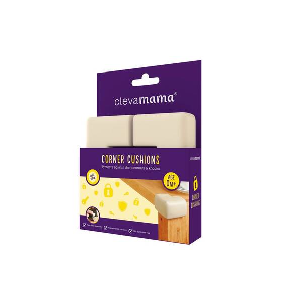 Set 4 pernute protectoare colturi mobilier 3054 Clevamama - 3- Roveli