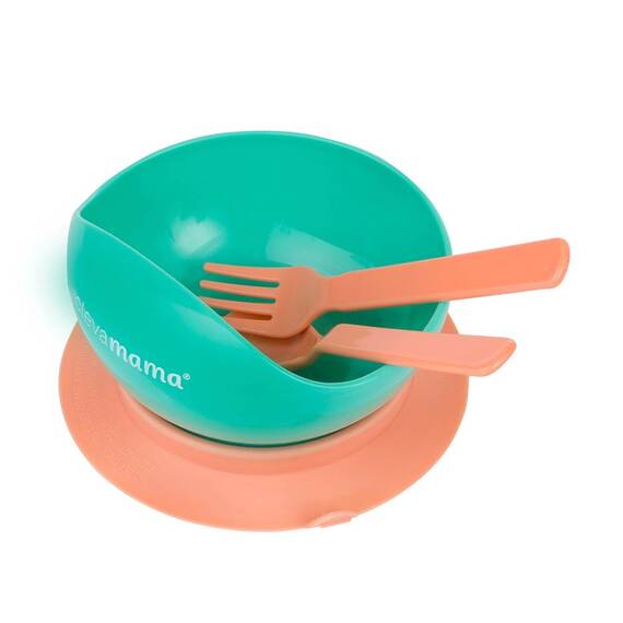 Set bol cu ventuza si tacamuri Clevamama - 3- Roveli