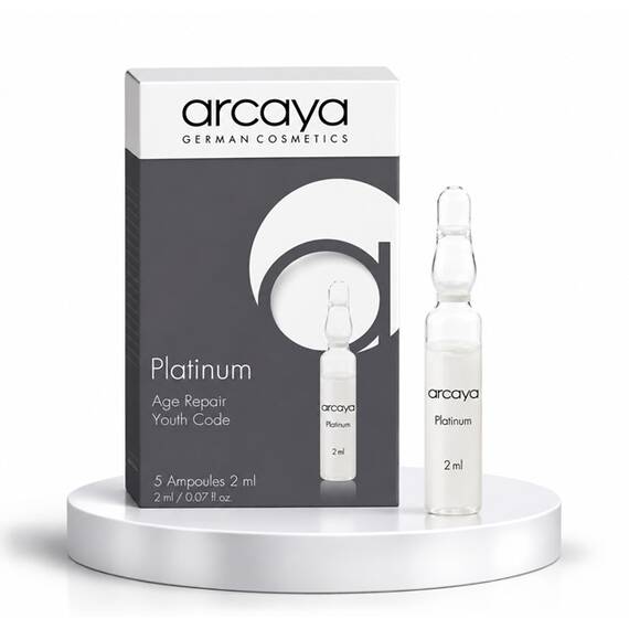 Arcaya Platinum Lift Xtreme - Fiole antirid cu efect lifting pentru fermitate si elasticitate, 5 buc x 2 ml - - Roveli