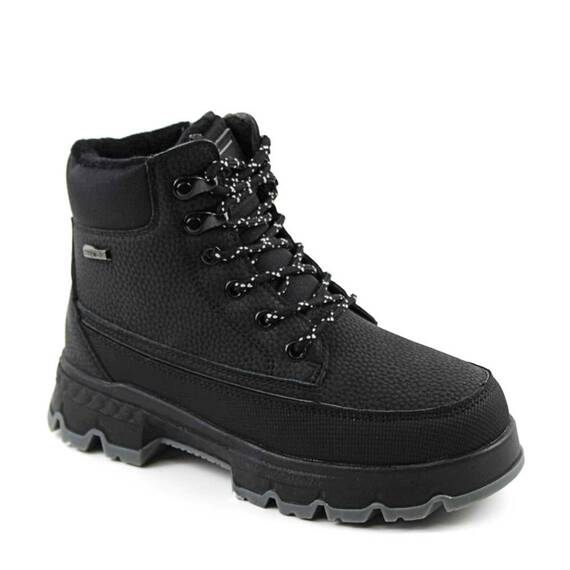 Bocanci impermeabili pentru copii , cu talpa antiaderenta C40317-BLACK, Culoare (12): Negru, Marime (12): 34 - - Roveli