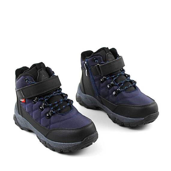 Ghete copii , imblanite ,impermeabile cu talpa antiaderenta C40204-1-NAVY, Culoare (12): Bleumarin, Marime (12): 38 - 4- Roveli