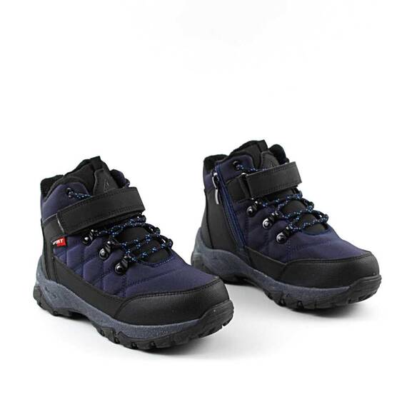 Ghete copii , imblanite ,impermeabile cu talpa antiaderenta C40204-1-NAVY, Culoare (12): Bleumarin, Marime (12): 34 - 2- Roveli