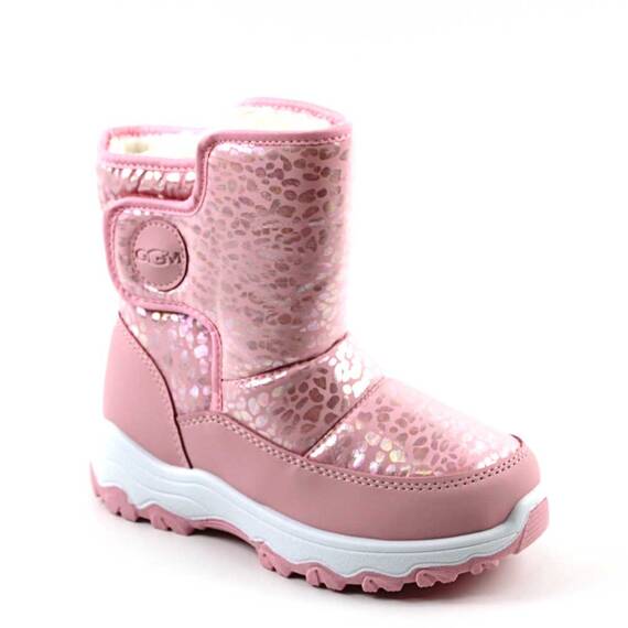 Cizme imblanite de zapada , pentru copii A30-PINK, Culoare (12): Roz, Marime (12): 33 - - Roveli