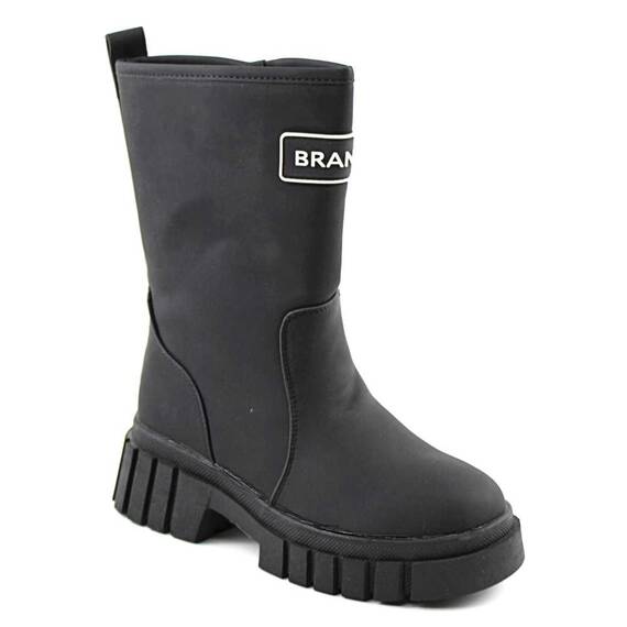 Cizme imblanite pentru fete , impermeabile C40242-2-BLACK, Culoare (12): Negru, Marime (12): 34 - - Roveli