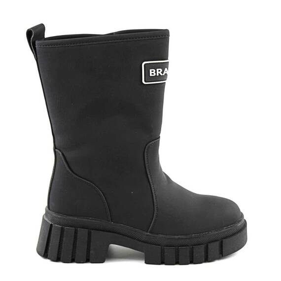 Cizme imblanite pentru fete , impermeabile C40242-2-BLACK, Culoare (12): Negru, Marime (12): 36 - 3- Roveli