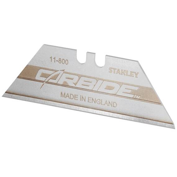 Stanley 8-11-800 Set 50 Lame trapezoidale cu carbura tungsten, 0.6x62x19mm - - Roveli