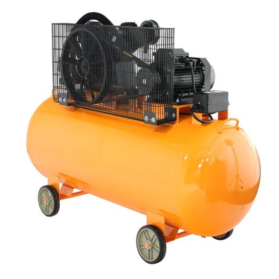 Stager Air 60C370 compresor aer, 370L, 10bar, 600L/min, trifazat, angrenare curea - 2- Roveli