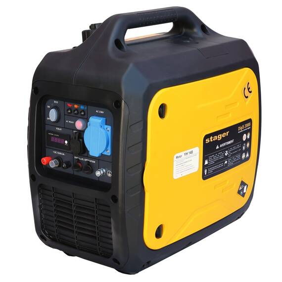 Stager DigiS 2000i Generator digital invertor insonorizat 2kW, monofazat, benzina, autonomie pana la 17h - 5- Roveli