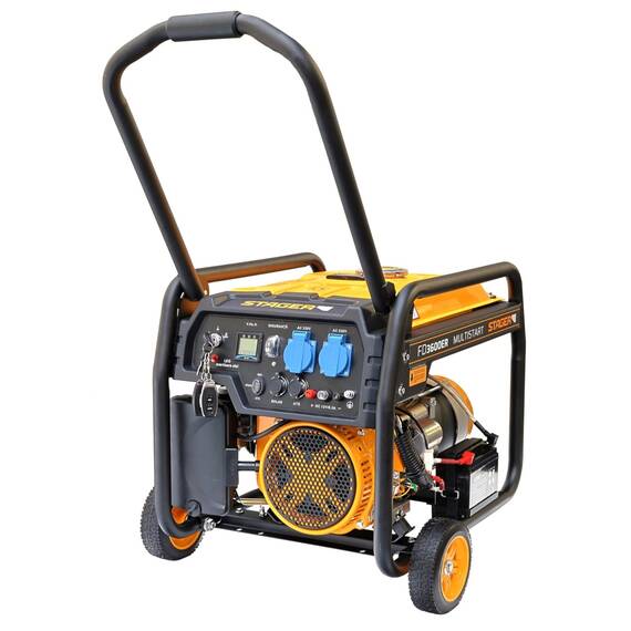 Stager FD 3600ER Automatic Generator curent monofazat, 230V, 3.0kW, benzină, conector ATS, multistart, autonomie pana la 20h - 3- Roveli