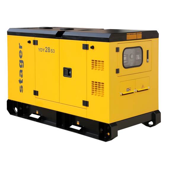 Stager YDY28S3 Generator insonorizat 28kVA, 36A, 1500rpm, trifazat, diesel - 4- Roveli