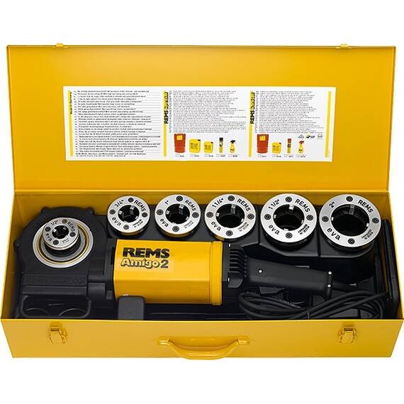 REMS Clupa electrica de filetat Amigo 2 set 1/2-2" 540020 - - Roveli