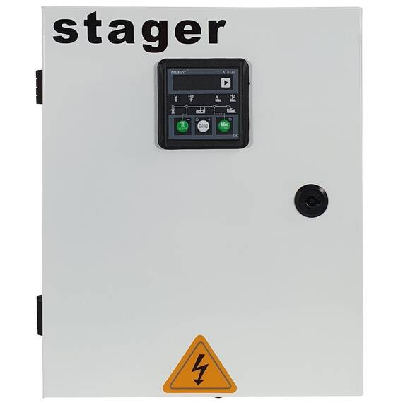 Stager YA40063F12STA automatizare trifazata 63A, 12Vcc, protectie - 2- Roveli