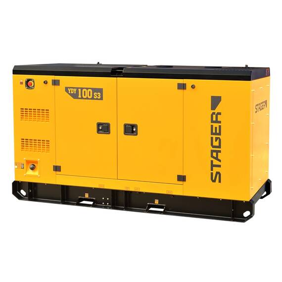 Stager YDY100S3 Generator insonorizat 100kVA, 130A, 1500rpm, trifazat, diesel - 2- Roveli
