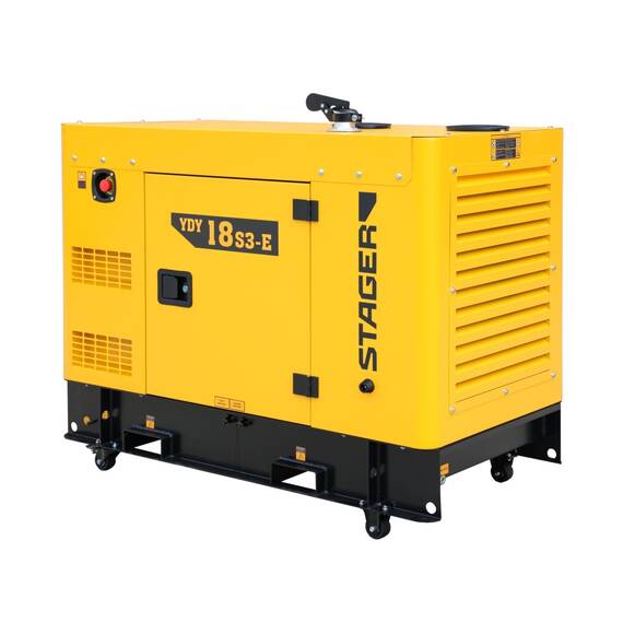 Stager YDY18S3-E Generator insonorizat 18kVA, 23A, 1500rpm, trifazat, diesel - 5- Roveli