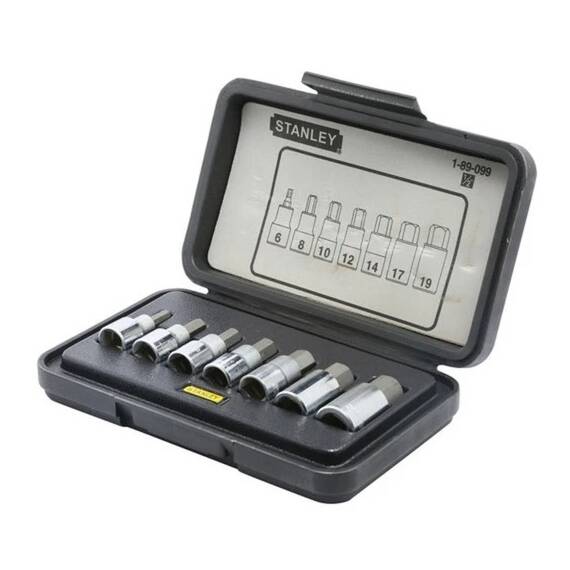 Stanley 1-89-099 Trusa 7 piese tubulare 1/2" cu cap imbus - - Roveli