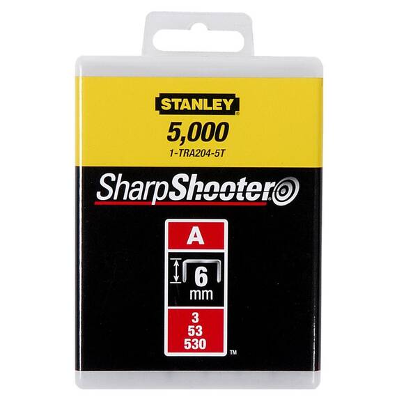 Stanley 1-TRA204T Set 1000 capse standard Tip A 5/53/530, 6 mm - - Roveli