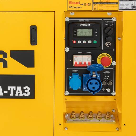 Generator profesional Stager YDE15000TA-TA3, 11.5 kW, DualPower 230-400V, insonorizat, diesel, 3000rpm, pornire electrica - 4- Roveli