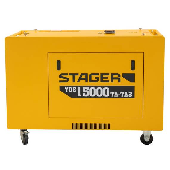 Generator profesional Stager YDE15000TA-TA3, 11.5 kW, DualPower 230-400V, insonorizat, diesel, 3000rpm, pornire electrica - 5- Roveli