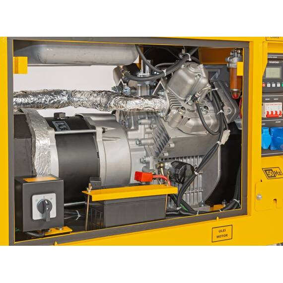 Generator profesional Stager YDE15000TA-TA3, 11.5 kW, DualPower 230-400V, insonorizat, diesel, 3000rpm, pornire electrica - 9- Roveli
