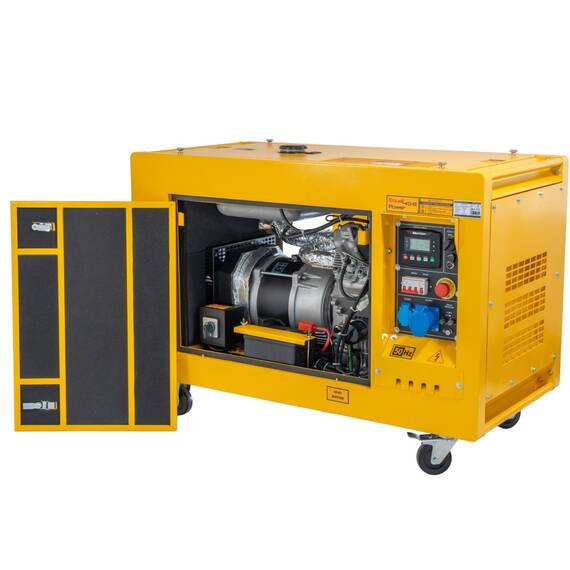 Generator profesional Stager YDE15000TA-TA3, 11.5 kW, DualPower 230-400V, insonorizat, diesel, 3000rpm, pornire electrica - 11- Roveli
