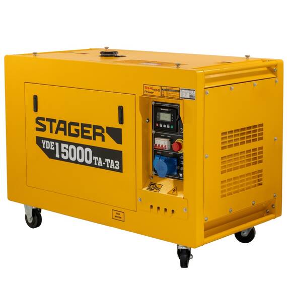 Generator profesional Stager YDE15000TA-TA3, 11.5 kW, DualPower 230-400V, insonorizat, diesel, 3000rpm, pornire electrica - 13- Roveli