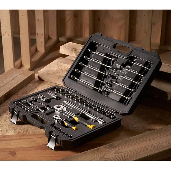 Stanley STMT82832-1 Set tubulare 1/4"+1/2"+ chei - 41 piese - - Roveli