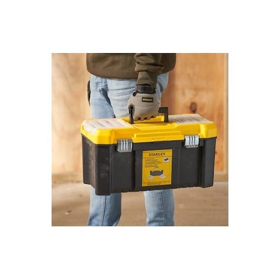 Stanley STST-757871 Cutie esentiala, inchidere metalica 19", 485x251x248mm - 4- Roveli