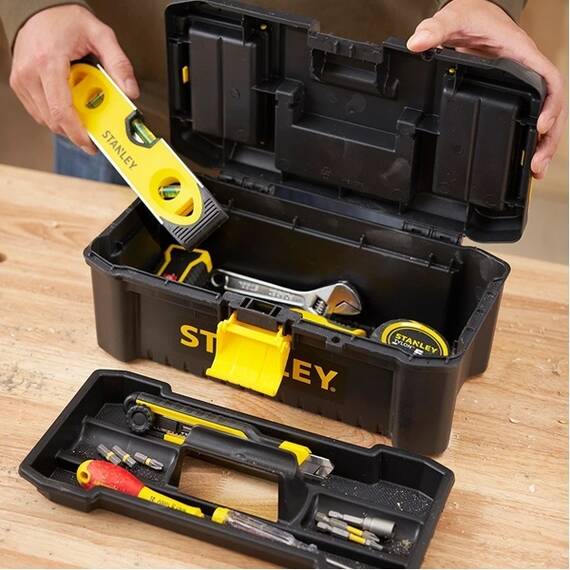 Stanley STST1-75517 Cutie esentiala, inchidere plastic 16", 406x205x195mm - 3- Roveli