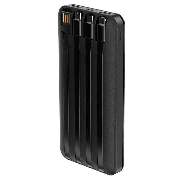 POWER BANK 10000MAH 4IN1 USB/USB-C/MICRO USB/LIGHTNING - 3- Roveli