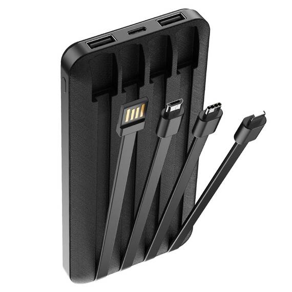 POWER BANK 10000MAH 4IN1 USB/USB-C/MICRO USB/LIGHTNING - 7- Roveli