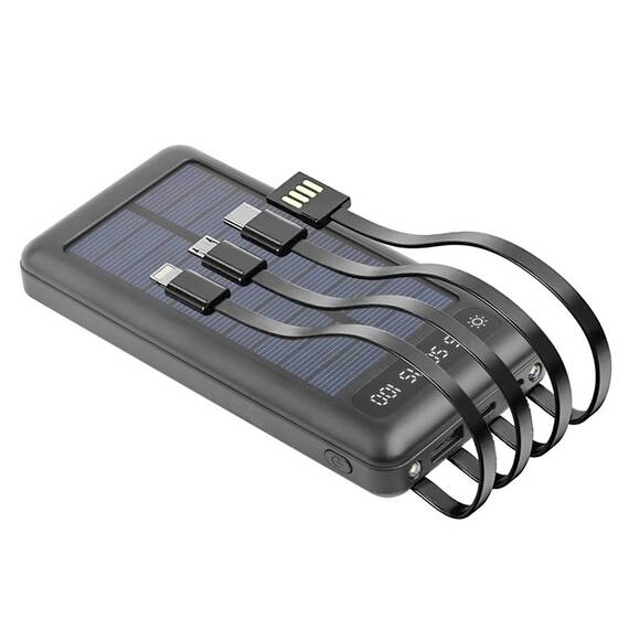 POWER BANK 4IN1 10000MAH CU INCARCARE SOLARA - 2- Roveli