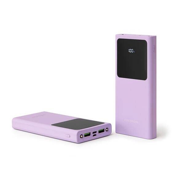 POWER BANK PD + QC 10000MAH - LAVANDA - 3- Roveli