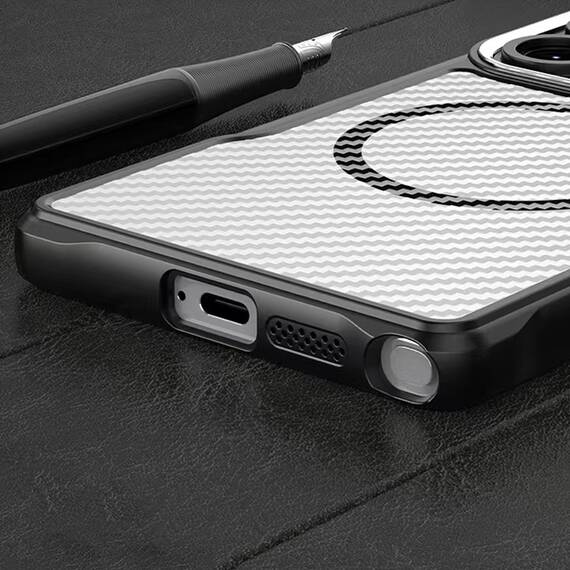 HUSA PROTECTIE CARBON DEFENDER MAG SAMSUNG S25 ULTRA - NEGRU - 7- Roveli