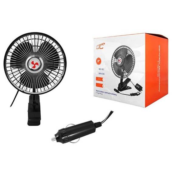 MINI VENTILATOR PENTRU MASINA 12V 6''/15CM - 4- Roveli