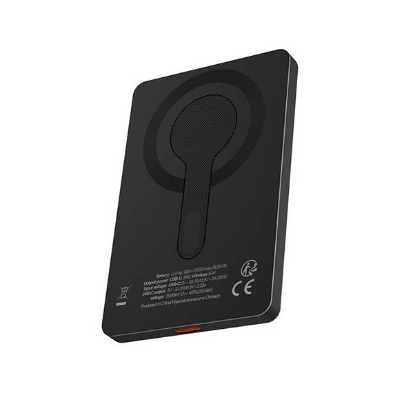 POWER BANK WIRELESS CU PRINDERE MAGNETICA 20W PD 5000MAH - - Roveli