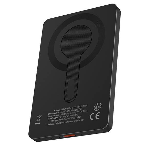 POWER BANK WIRELESS CU PRINDERE MAGNETICA 20W PD 5000MAH - 2- Roveli