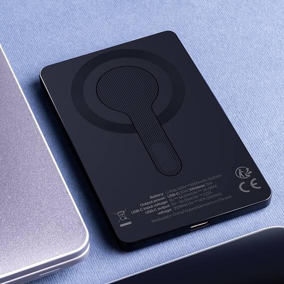 POWER BANK WIRELESS CU PRINDERE MAGNETICA 20W PD 5000MAH - 8- Roveli