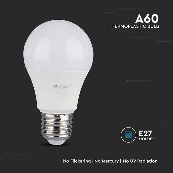 BEC LED A60 E27 10.5W 3000K ALB CALD - 6- Roveli