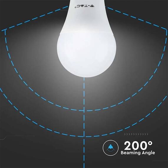 BEC LED A60 E27 8.5W 3000K ALB CALD - 7- Roveli
