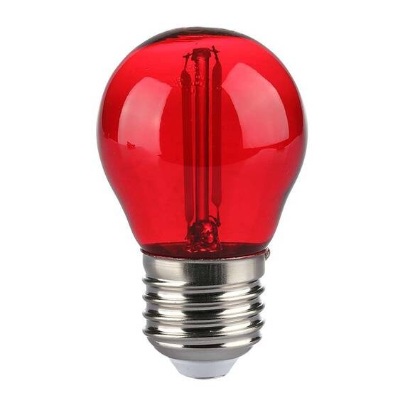 BEC LED G45 E27 2W CU FILAMENT LUMINA ROSIE - 2- Roveli