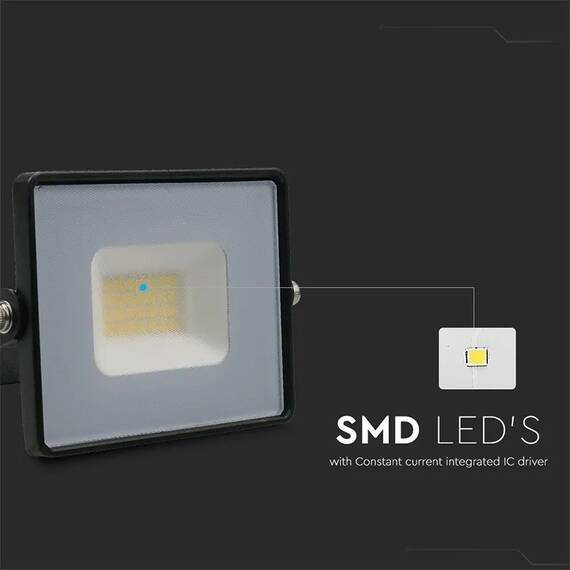 REFLECTOR LED SMD 20W 4000K IP65 - NEGRU - 7- Roveli