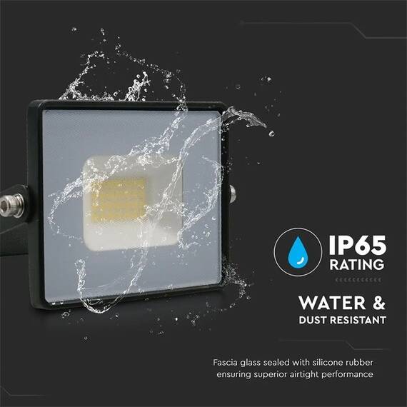 REFLECTOR LED SMD 20W 4000K IP65 - NEGRU - 10- Roveli