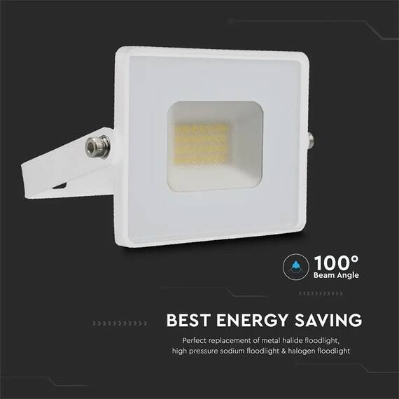 REFLECTOR LED SMD 20W 6500K IP65 - ALB - 9- Roveli