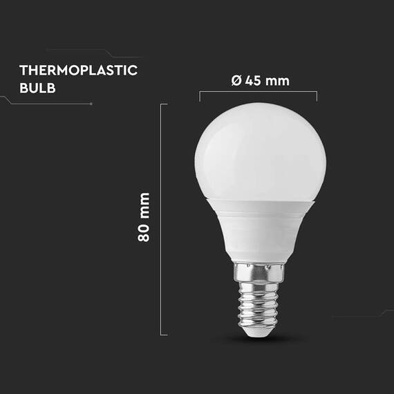 BEC LED P45 E14 6.5W 4000K ALB NEUTRU CIP SAMSUNG - 4- Roveli
