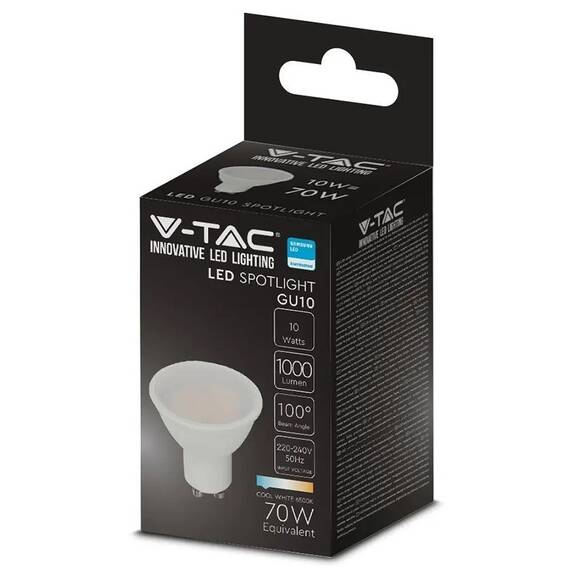 BEC SPOT LED GU10 10W 6500K ALB RECE, CIP SAMSUNG - 4- Roveli