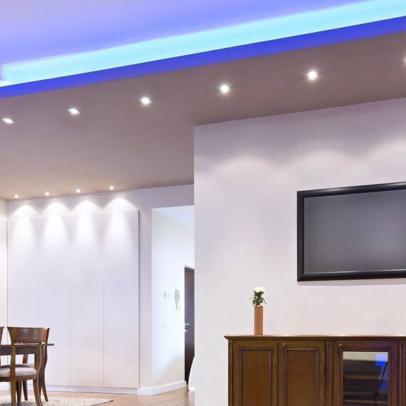 BEC SPOT LED GU10 7.5W 220-240V 6400K ALB RECE - 8- Roveli