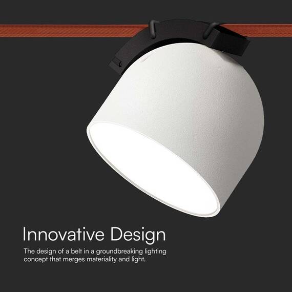 CORP LED MAGNETIC TRACKLIGHT 12W 3000K - ALB - 8- Roveli