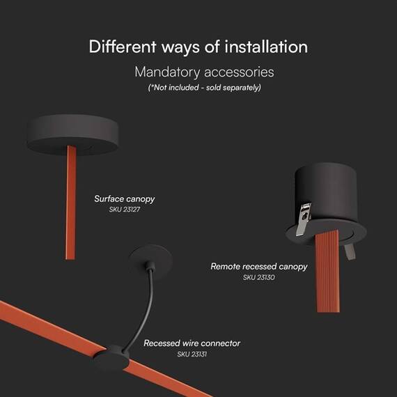 CORP LED MAGNETIC TRACKLIGHT 12W 3000K - ALB - 12- Roveli